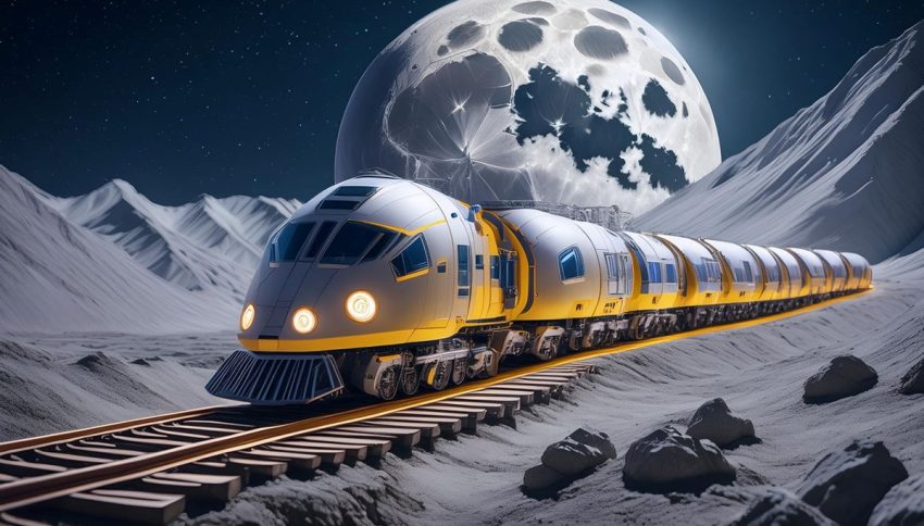 Ay’da tren yolculuğu gerçek oluyor: İkinci aşamaya geçildi